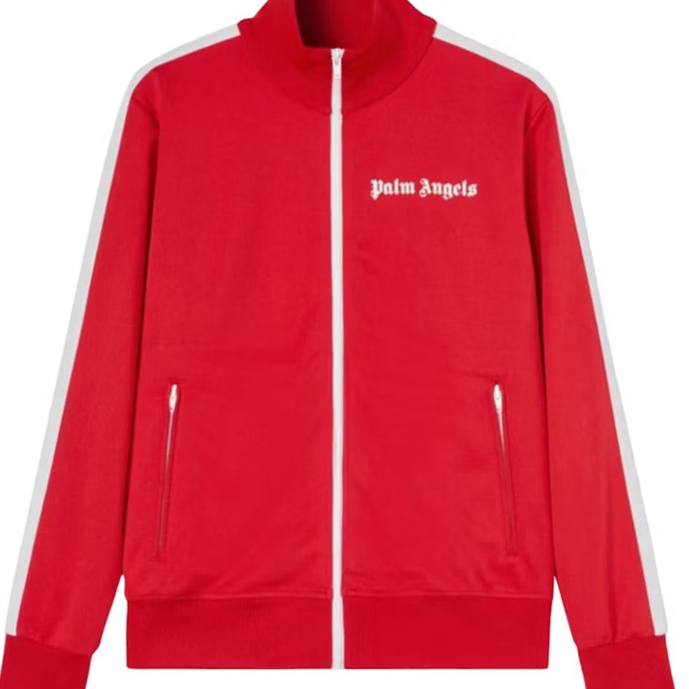 Palm Angels Red Track Jacket